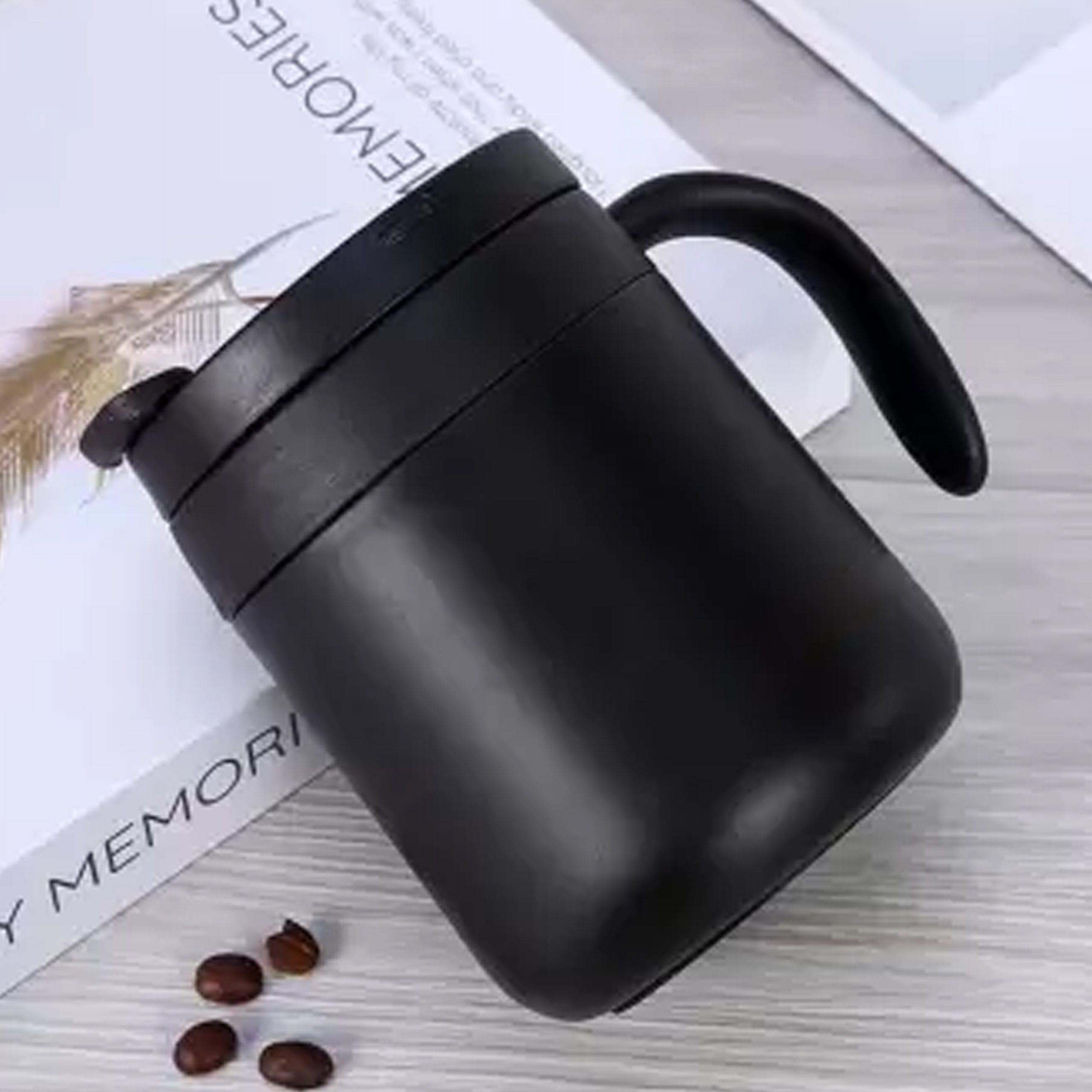 Thermal Coffee Mug Insulated Travel Mug with Lid and Handle